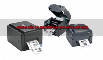 Hướng dẫn cách cài đặt khổ giấy cho máy in mã vạch giúp in tem không bị lệch